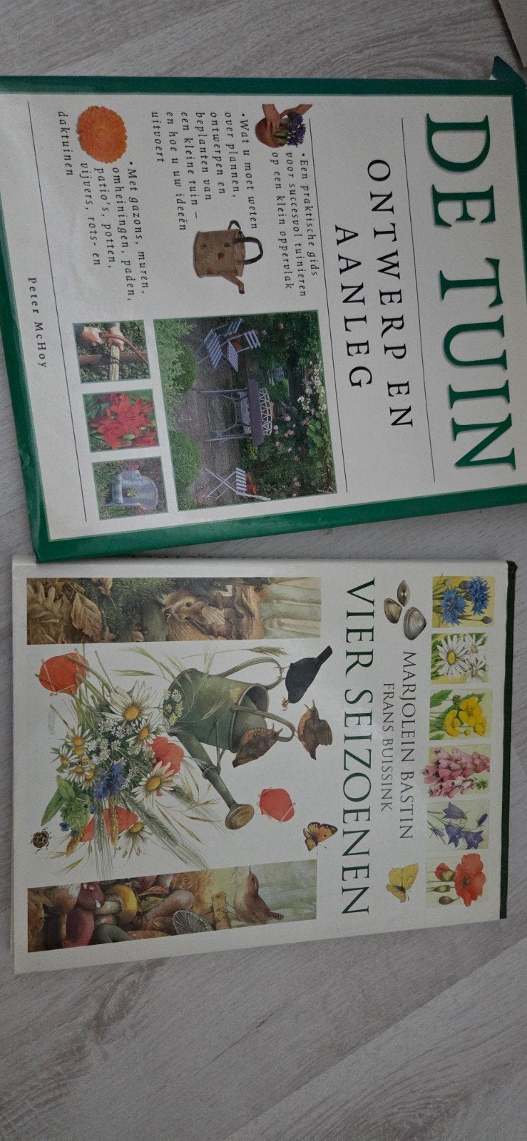 De Tuin Ontwerp en Aanleg & Marjolein Bastin Vier Seizoenen, Ophalen of Verzenden, Gelezen, Peter McHoy, Marjolein Bastin, Frans Buissink