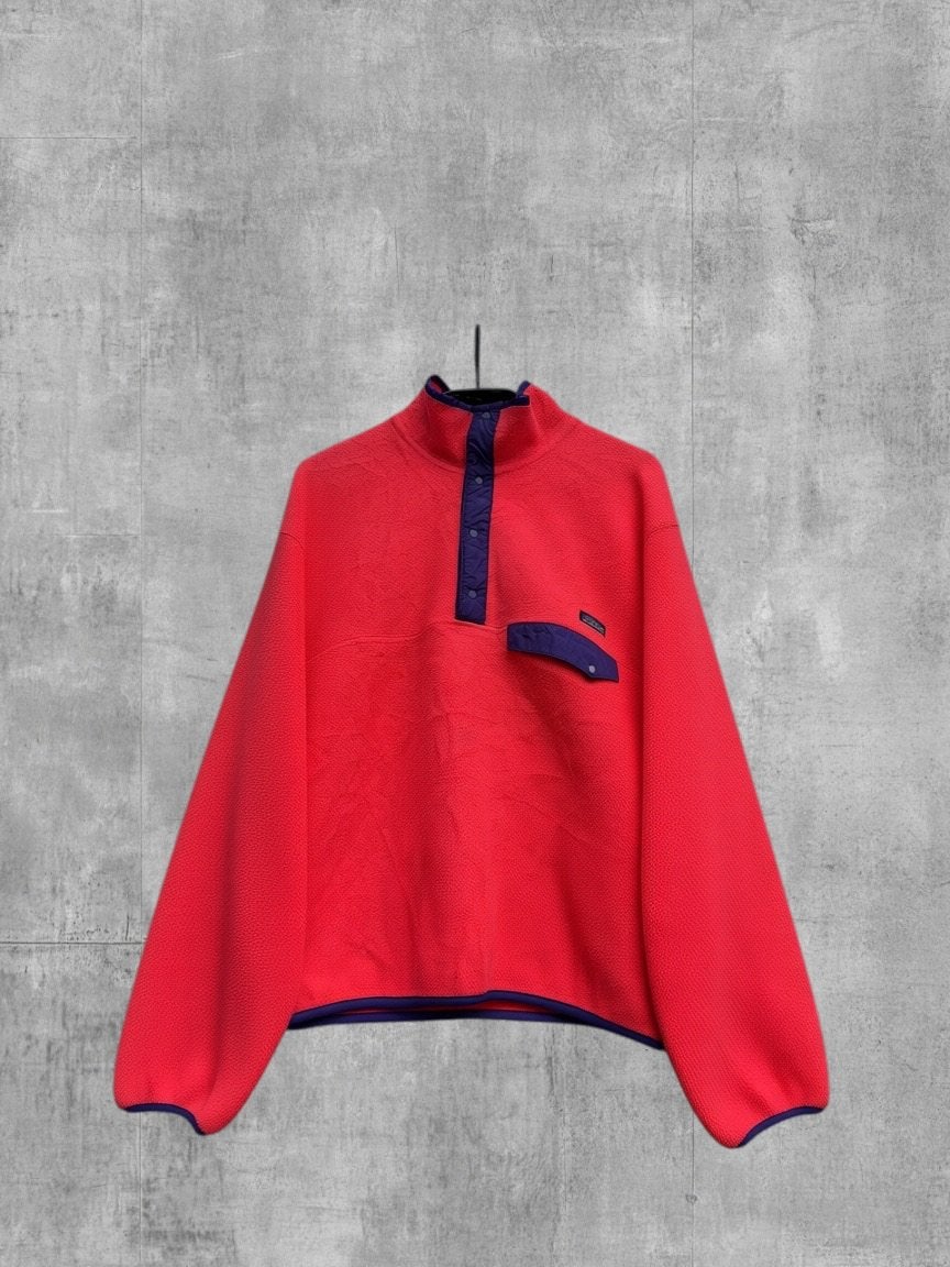 Patagonia Synchilla Snap-T fleece vest rood dames maat M, Verzenden, Zo goed als nieuw, Maat 38/40 (M), Rood