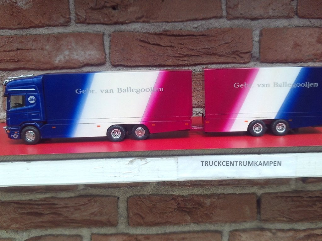 Tekno  Scania  met  wipkar  van  Gebr.  van  Ballegooijen., Ophalen of Verzenden, Zo goed als nieuw, Bus of Vrachtwagen, Tekno