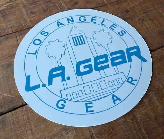 L.A. GEAR   logo merk reclamebordje, Ophalen of Verzenden, Zo goed als nieuw