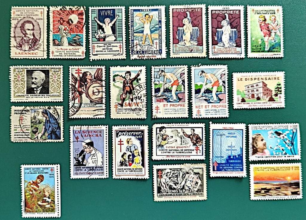 Frankrijk : TBC sluitzegels 1926-1974, Verzenden, Overige thema's