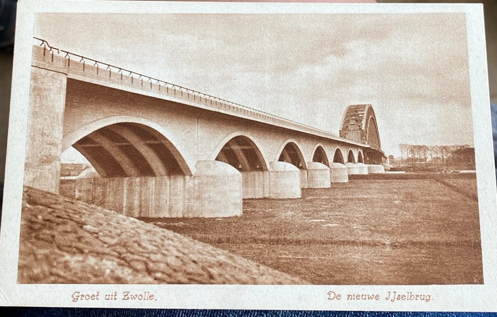 De Nieuwe IJsselbrug 1931, Foto, Nieuw, Ophalen of Verzenden, Voor 1940