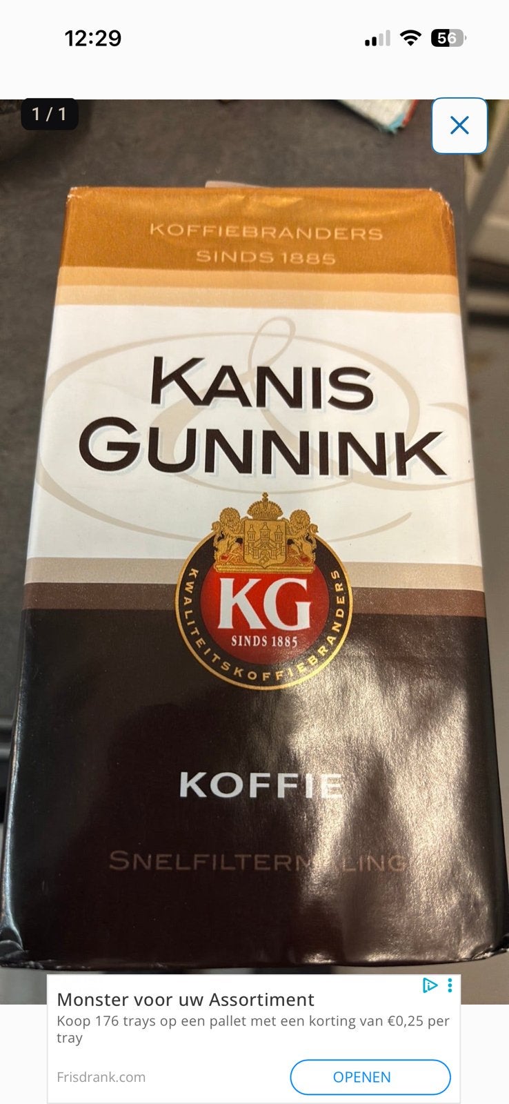 Koffie, Ophalen of Verzenden