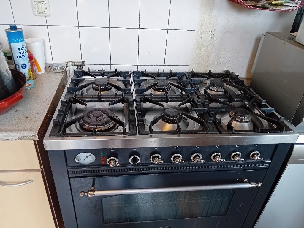 gasfornuis, Witgoed en Apparatuur, Fornuizen, Ophalen, Gebruikt, 60 cm of meer, Gas