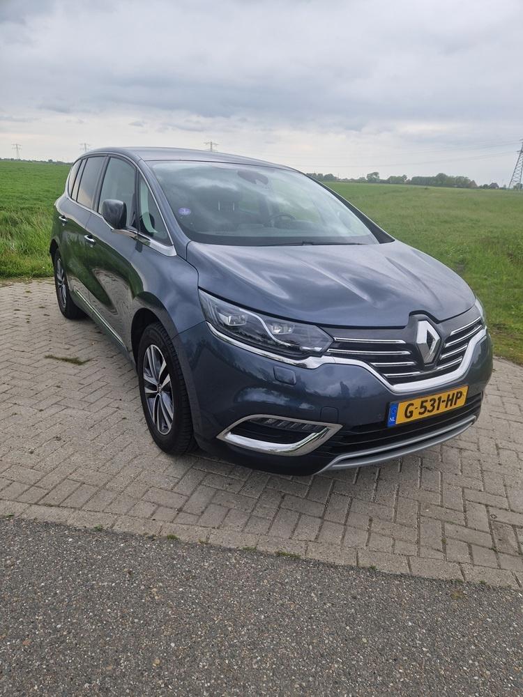 Renault Espace 1.8 Intens TCe EDC 2019 5 pers Grijs/Titanium, Auto's, 1608 kg, Euro 6, 4 cilinders, 2000 kg