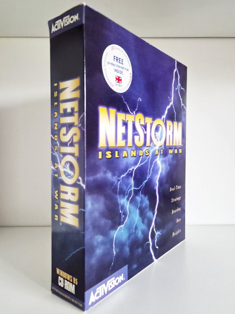 NetStorm - PC Big Box, 1 speler, Ophalen of Verzenden, Zo goed als nieuw, Strategie en Constructie