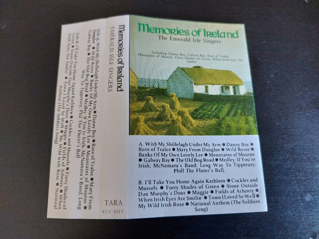 THE EMERALD ISLE SINGERS - MEMORIES OF IRELAND (MC), Wereldmuziek, 1 bandje, Ophalen of Verzenden, Zo goed als nieuw