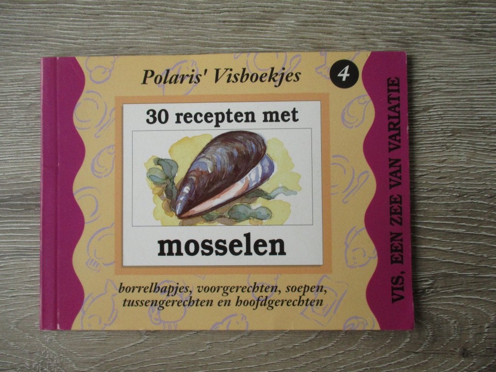 30 recepten met mosselen - Polaris\' visboekjes, Ophalen of Verzenden, Gelezen, Nederland en België