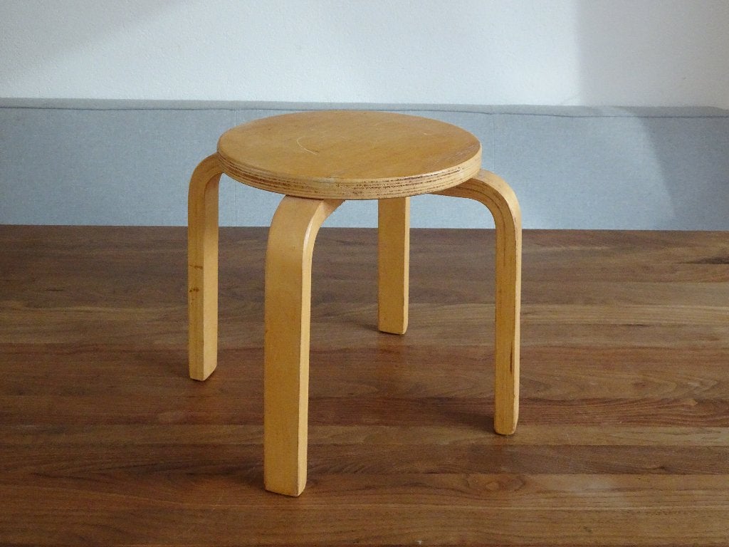Vintage Ikea kruk Frosta lage variant / kinderkruk, Ophalen of Verzenden, Gebruikt, Hout