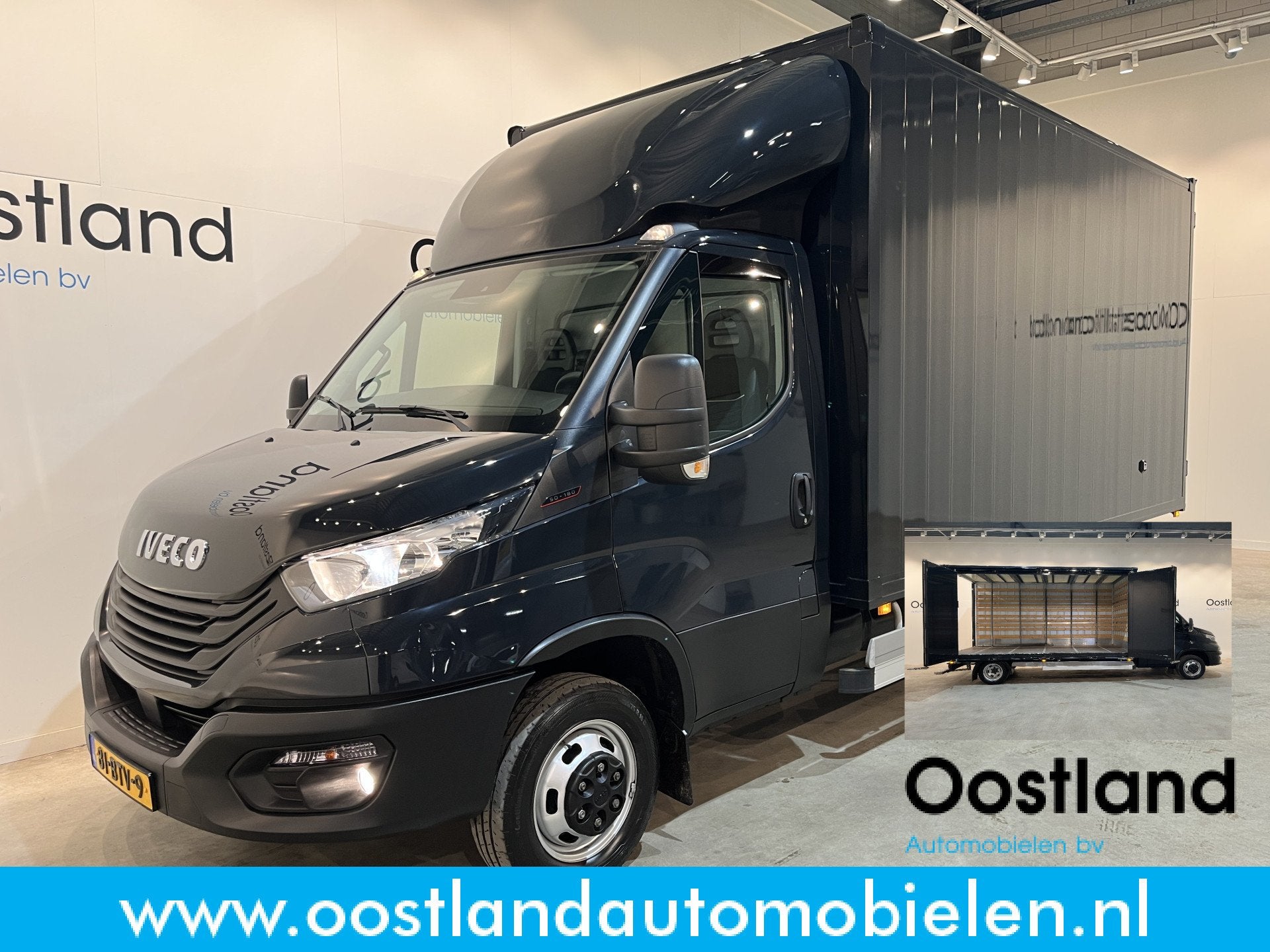 Iveco Daily 50C18 3.0 Bakwagen / Euro 6 / Zweedse Bak / Luch, Auto's, Origineel Nederlands, Bedrijf, 175 pk, Zilver of Grijs