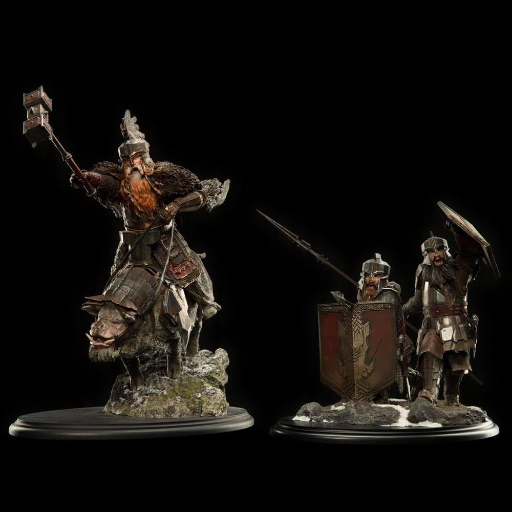 LOTR Weta Dain Ironfoot on War Boar & Iron Hill dwarves SET, Ophalen, Nieuw
