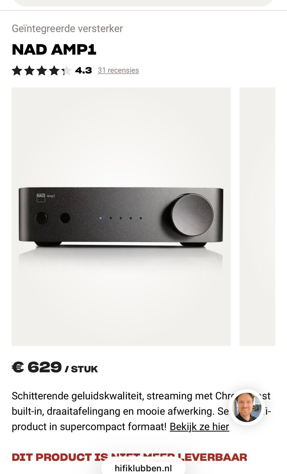 NAD AMP 1 Versterker met 2 Cambridge Audio Speakers, Overige merken, Zo goed als nieuw, Speakers, Losse componenten
