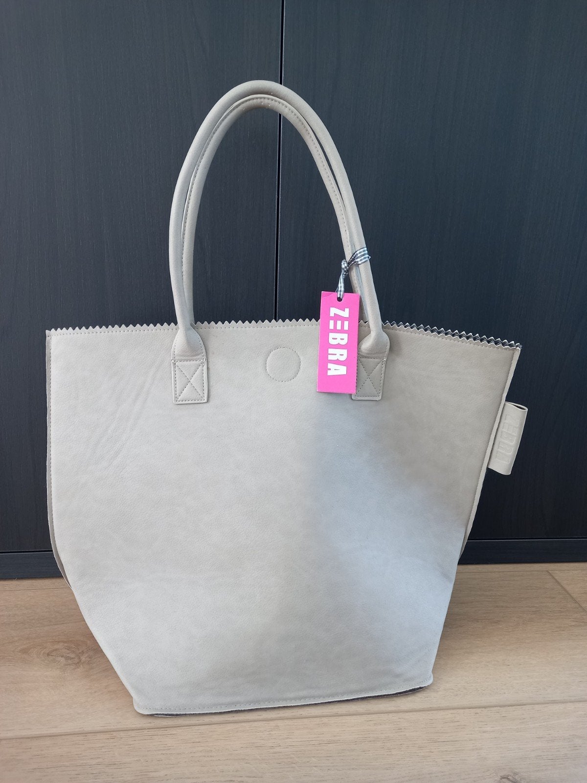 Zebra Natural Bag Sofia Shopper - Beige, Ophalen of Verzenden, Zo goed als nieuw, Beige, Shopper