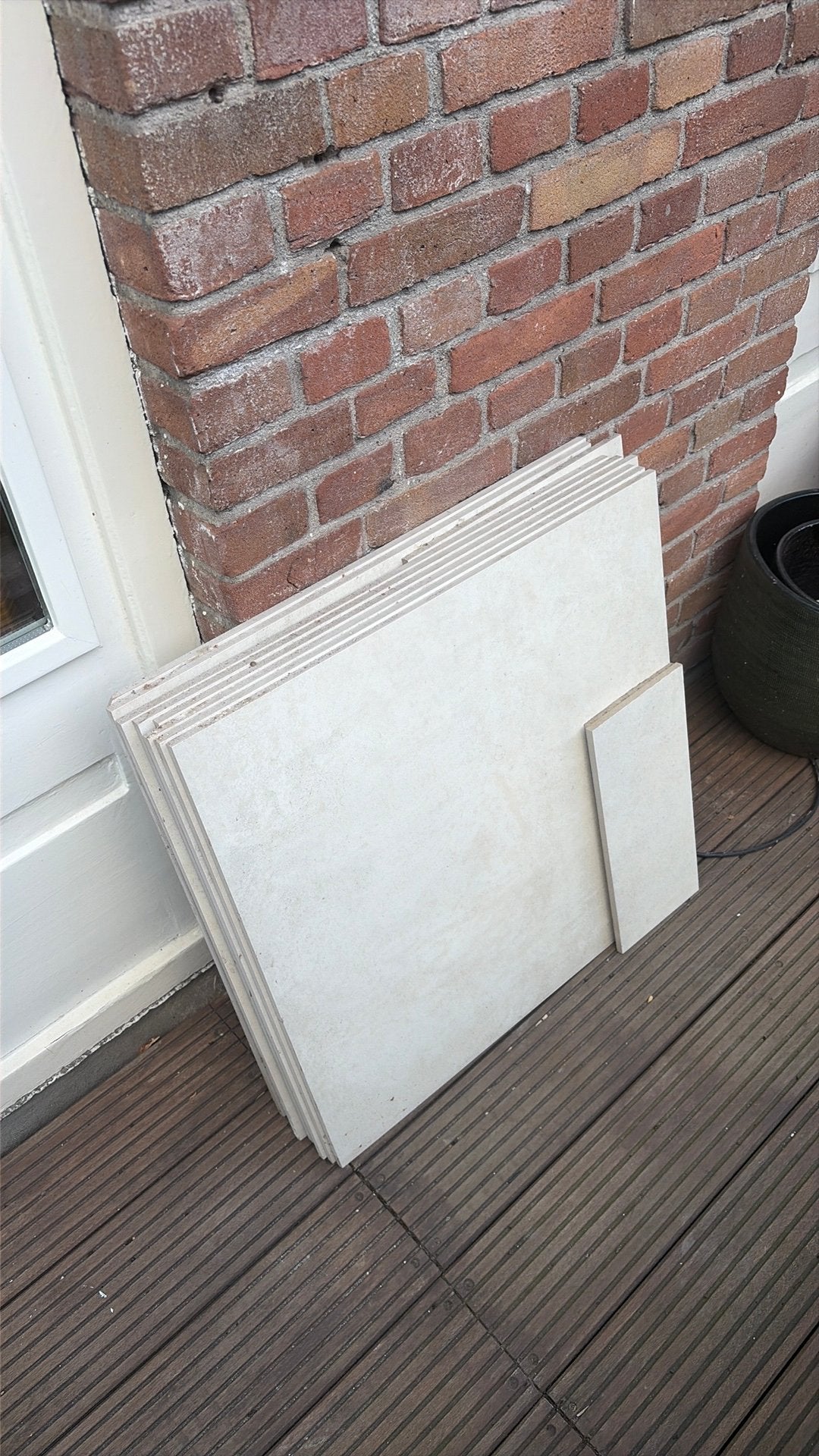 Tegels, Ophalen, Minder dan 20 cm, Zo goed als nieuw, Minder dan 5 m²