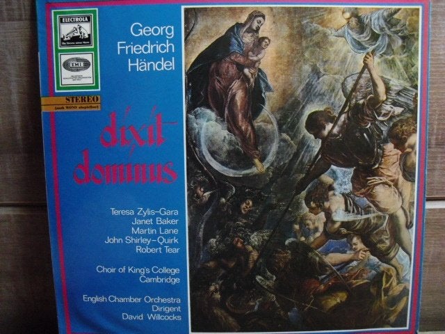 Georg Friedrich Handel "Dixit Dominus" LP, LP, Gebruikt, Ophalen of Verzenden, 12 inch