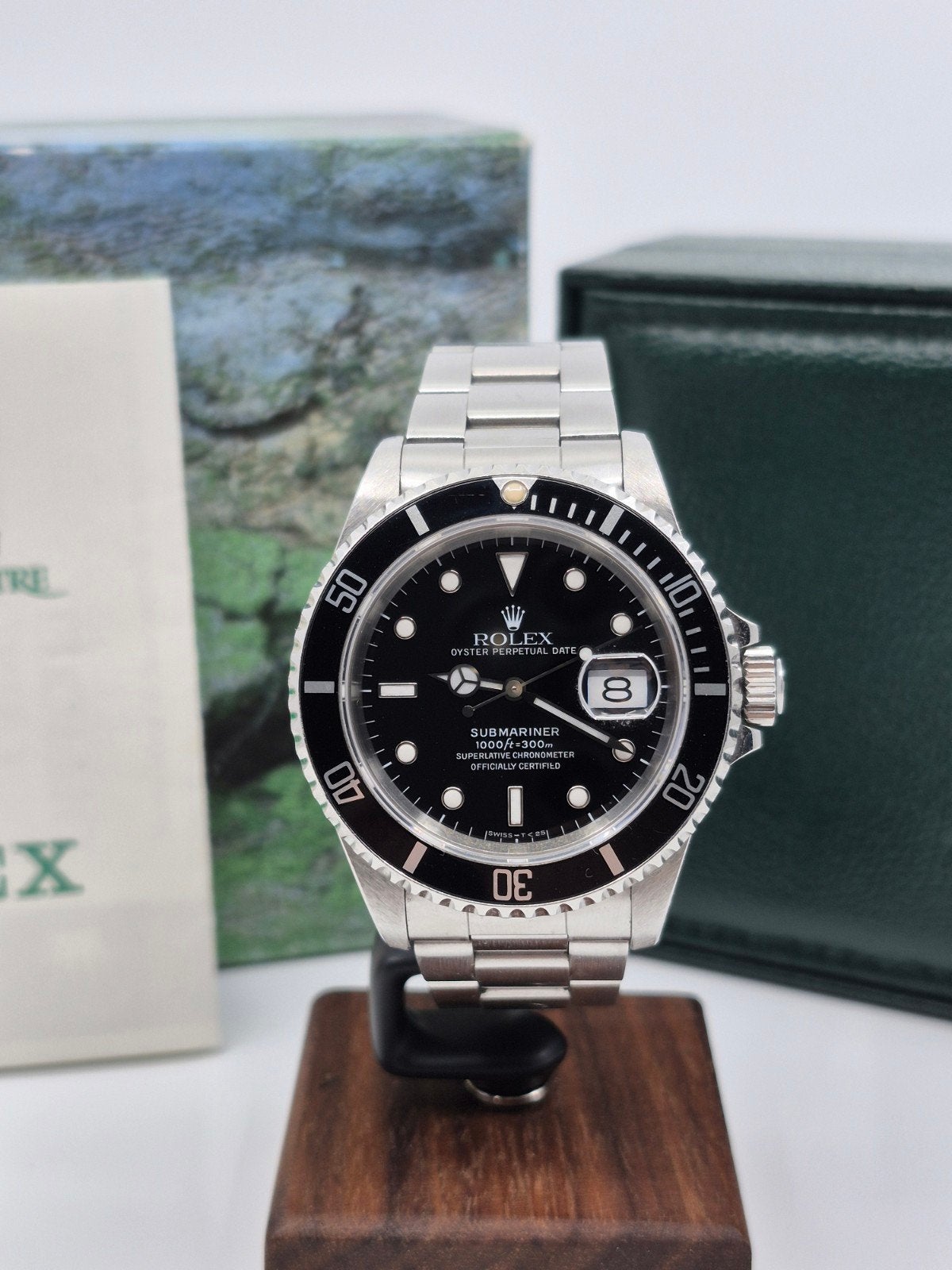 Rolex Submariner 16610 | Full set, Ophalen of Verzenden, Staal, Rolex