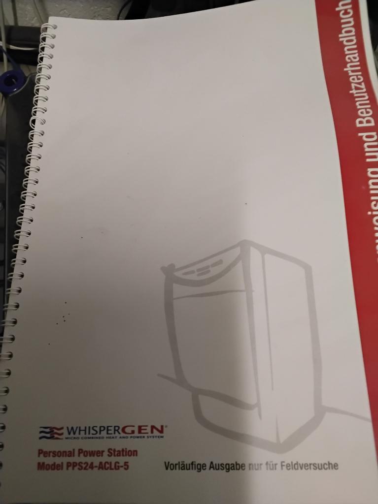 whispergen pps24-aclg-5, Ophalen, Gebruikt, Minder dan 30 cm, Hoog rendement (Hr)