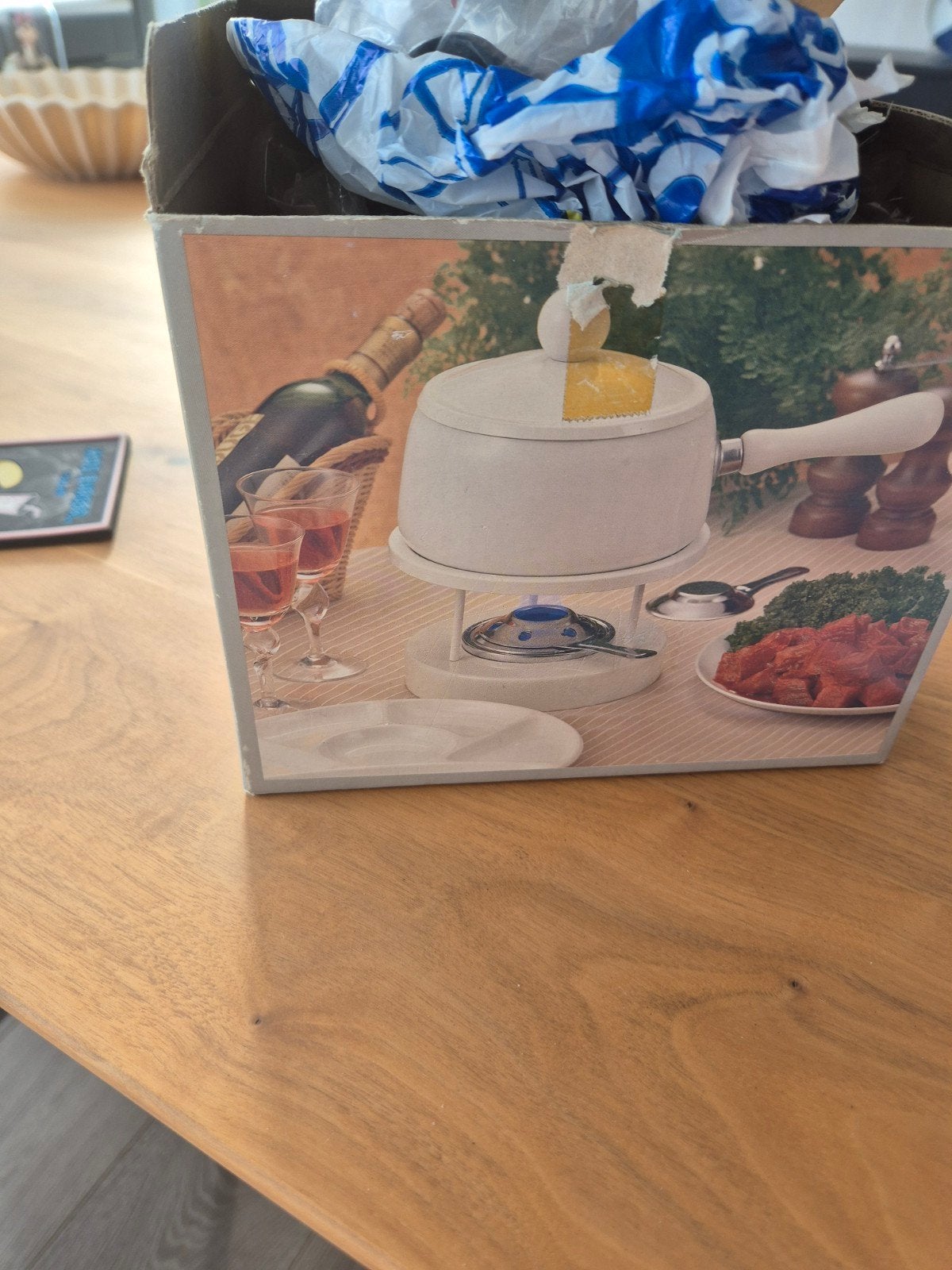 Nieuwe Spiritus Fondue Set - Compleet en Ongebruikt, Overige typen, Nieuw, Ophalen of Verzenden, Metaal