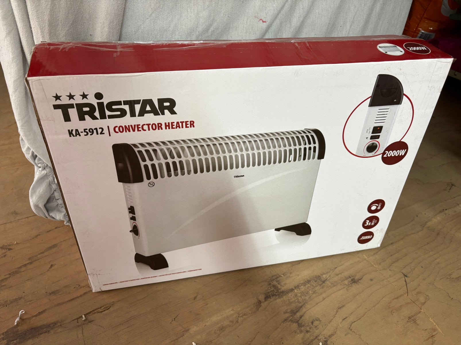Tristar KA5912 convectorkachel 2000W, Ophalen of Verzenden, Zo goed als nieuw, Overige brandstoffen