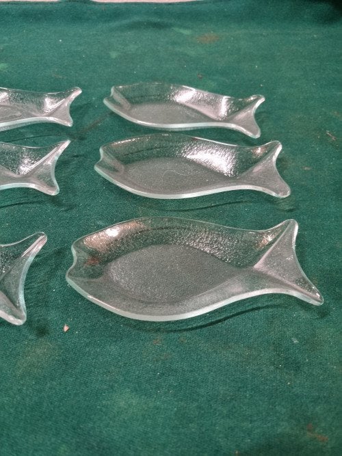 schaaltjes in de vorm van vis glas, Ophalen of Verzenden, 'T Olde Gre-j, Info@toldegrej.nl, Endepoelstraat 20f Didam