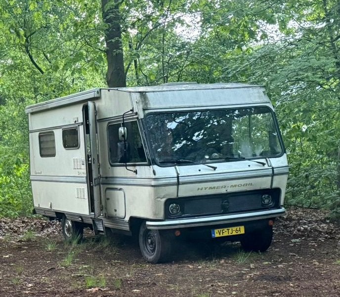 Hymer Vauxhall Kampeerauto old-timer, Caravans en Kamperen, Chemisch toilet, Buscamper of Camperbus, Particulier, Hymer