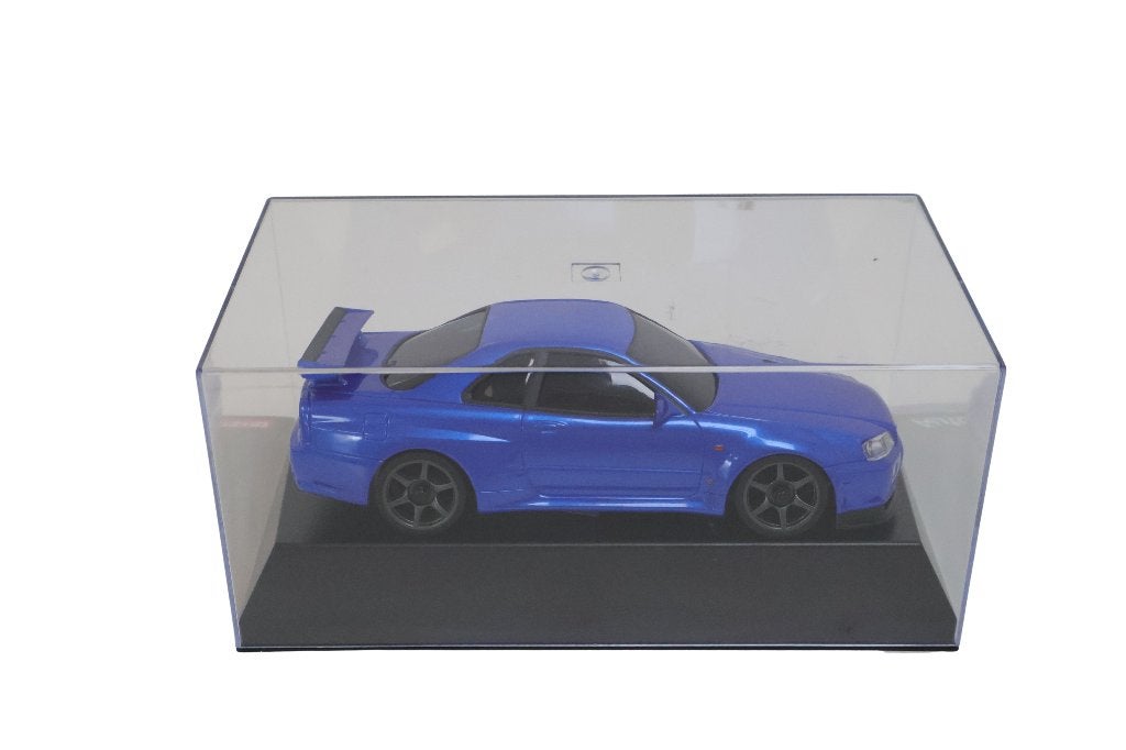 Kyosho Autoscale Mini-Z Skyline GT-R R34 Metallic Blue, Hobby en Vrije tijd, Verzenden, Nieuw, Overige schalen, Auto onroad