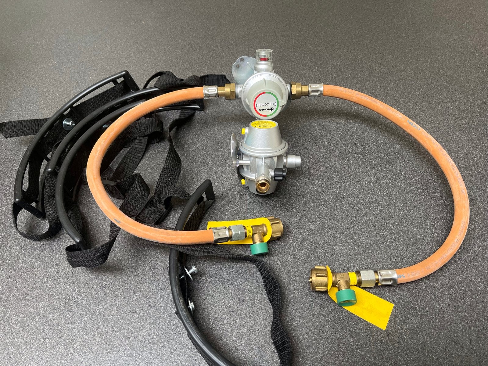 Truma Duocomfort & SecuMotion gasdrukregelaar set, Ophalen of Verzenden, Nieuw