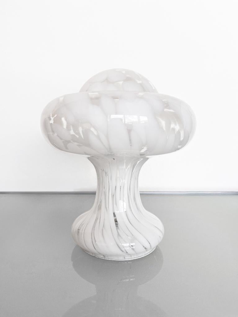 Vintage Mazzega Atomic Mushroom paddenstoel lamp, Ophalen of Verzenden, Gebruikt, Glas, Minder dan 50 cm