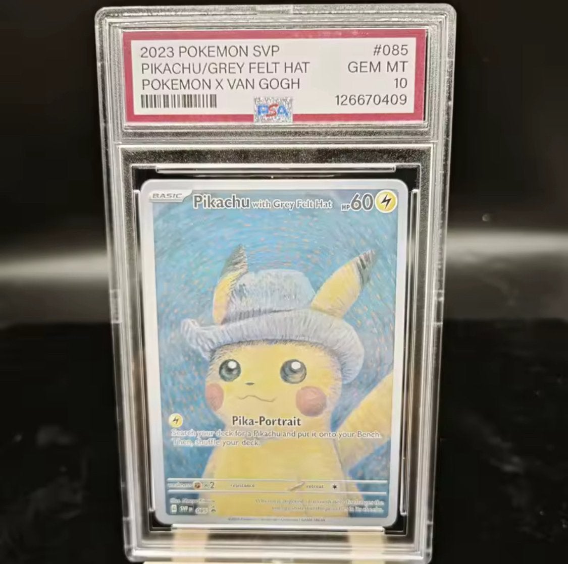 Psa 10 van gogh pikachu !!rep!!, Hobby en Vrije tijd, Verzamelkaartspellen | Pokémon, Ophalen of Verzenden, Zo goed als nieuw