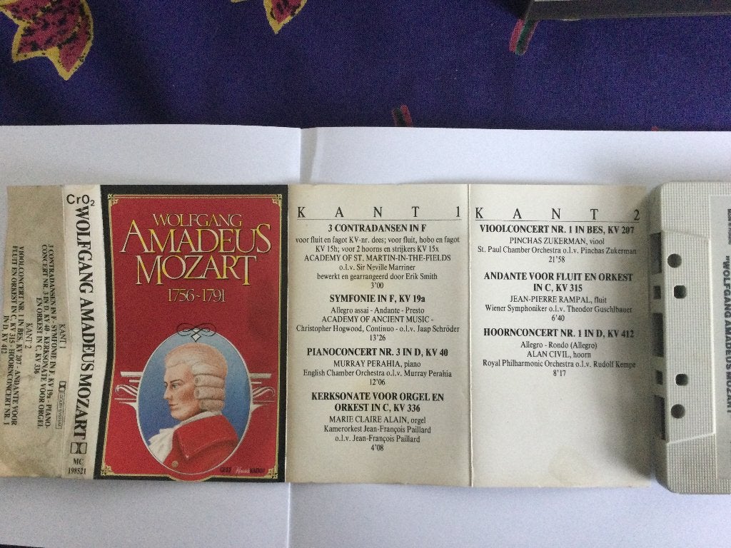 Mozart 1756-1791 MC, Gebruikt, Klassiek, 1 bandje, Ophalen of Verzenden