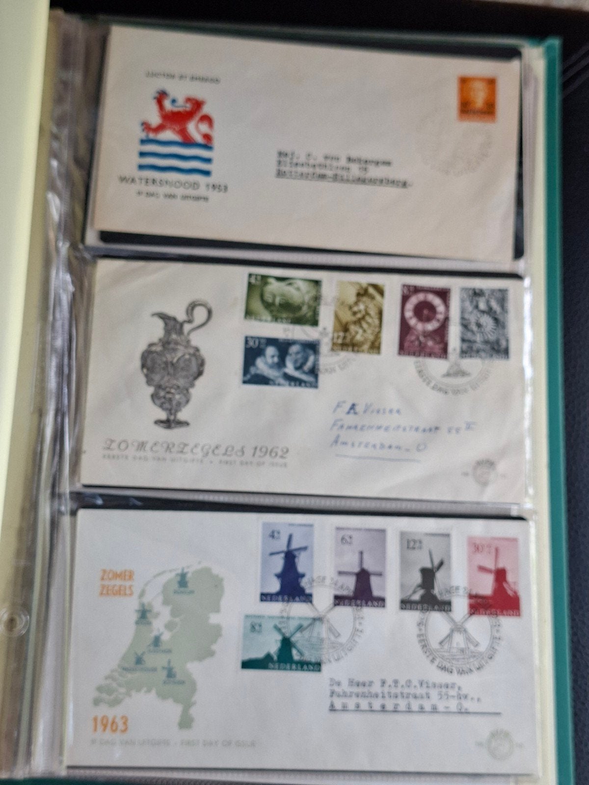 FDC album met inhoud, Ophalen of Verzenden