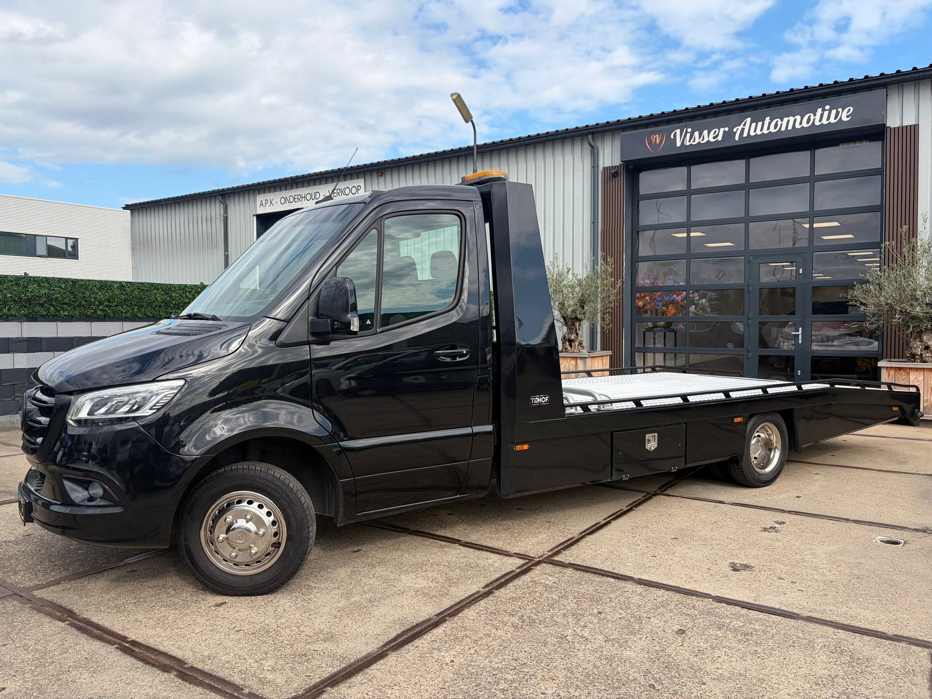 Mercedes-Benz Sprinter 319 3.0 CDI*Oprijwagen*V6*Tijhof*Luch, Automaat, Achterwielaandrijving, Gebruikt, Multifunctioneel stuurwiel