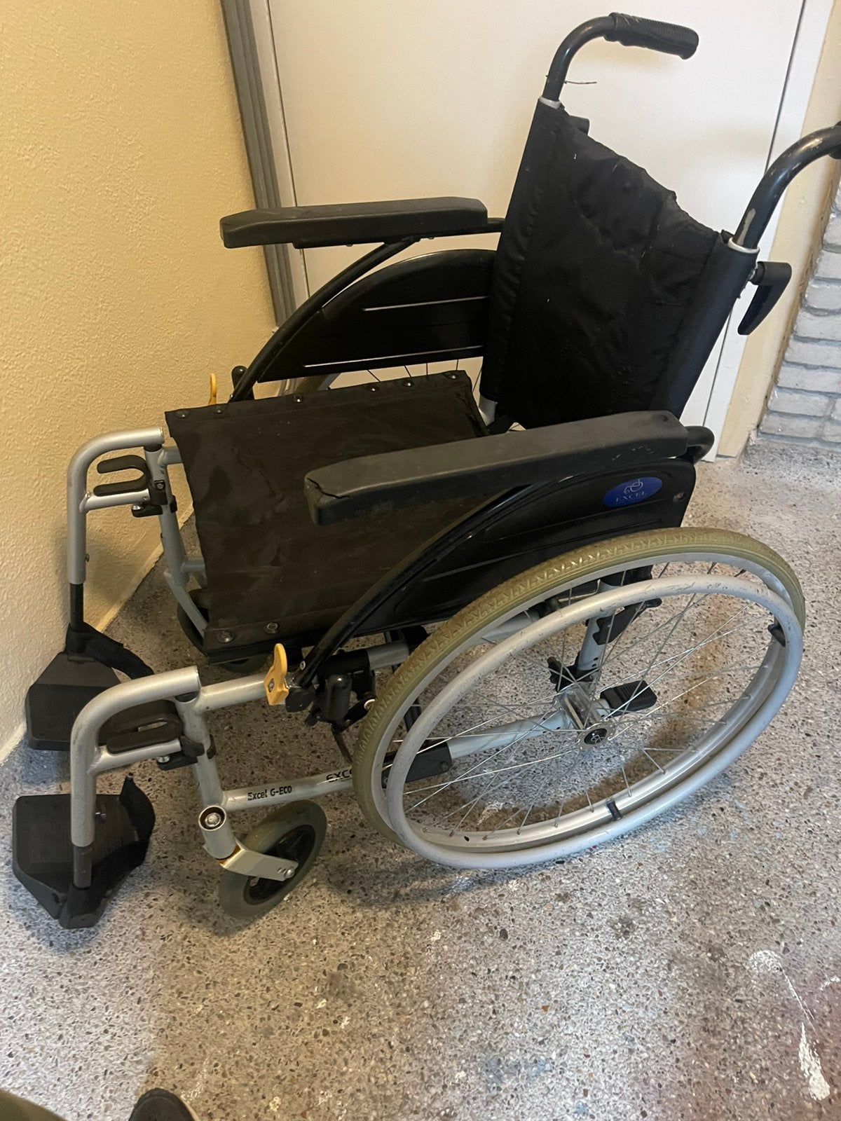 Rolstoel, Diversen, Rolstoelen, Ophalen of Verzenden, Inklapbaar, Zo goed als nieuw, Duwrolstoel