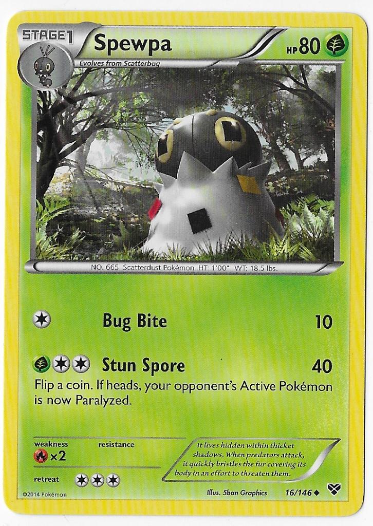 XY,  Spewpa [uncommon] 16/146, Verzenden, Nieuw, Losse kaart