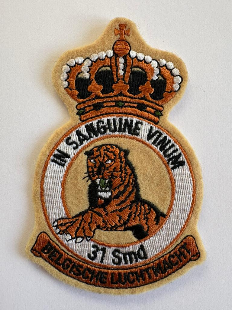 Belgian Air Force 31St Squadron Kleine Brogel patch, Ophalen of Verzenden, Luchtmacht, Amerika, Embleem of Badge