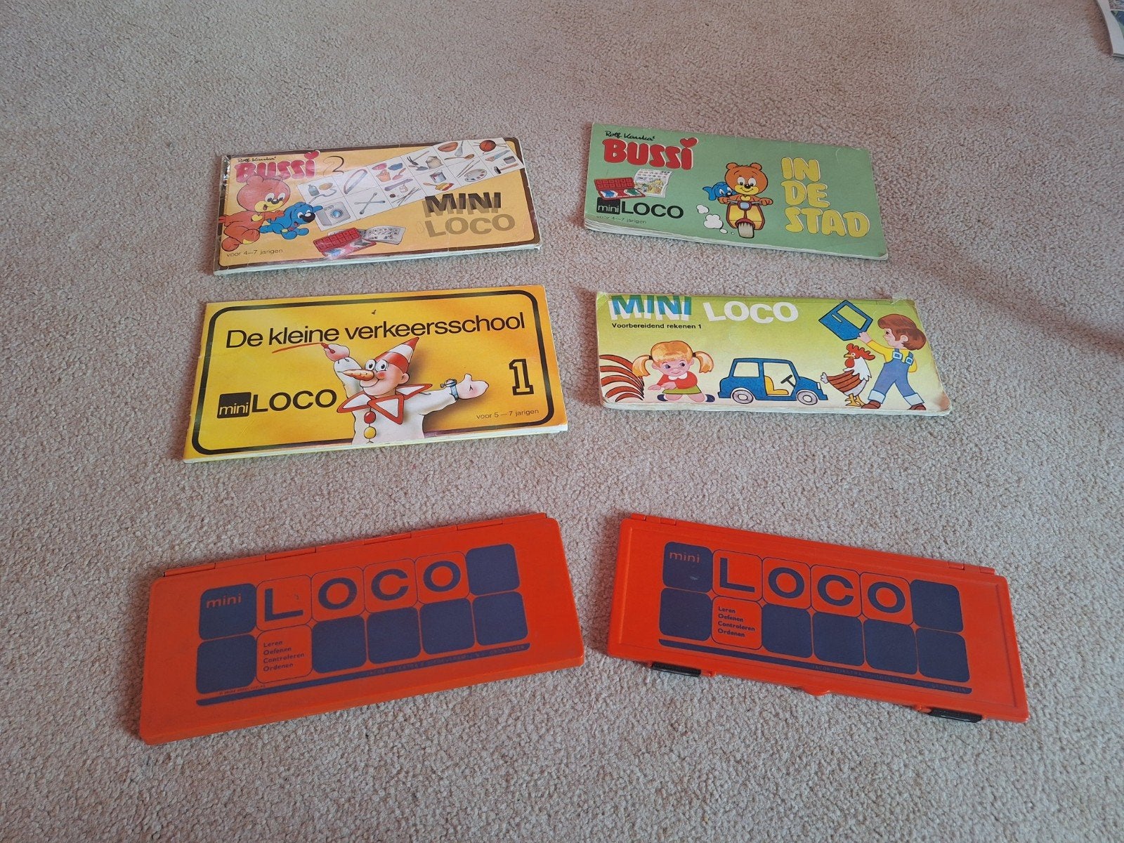Vintage Loco en Mini Loco Spellen en boekjes, Ophalen, Gebruikt, Taal en Lezen