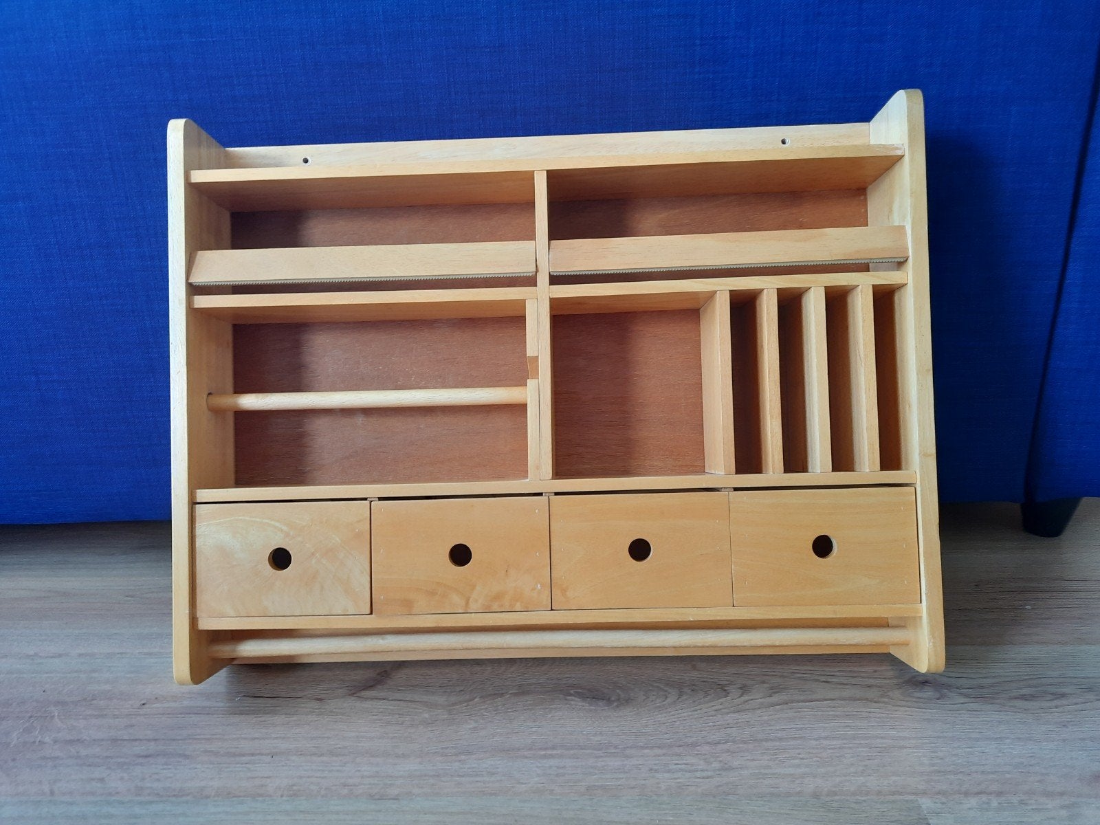 Houten keukenrek 50x65x10 cm met lichte gebruikssporen, Huis en Inrichting, Ophalen, Hout, Bruin, Overige typen