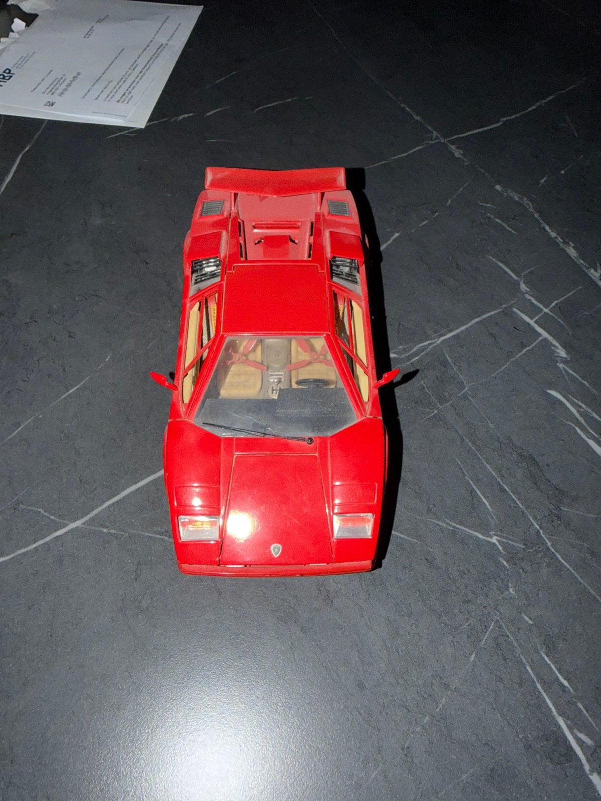 Bburago Lamborghini Countach LP5000 Quattrovalvole 1:18, Hobby en Vrije tijd, Ophalen of Verzenden, Gebruikt, Bburago