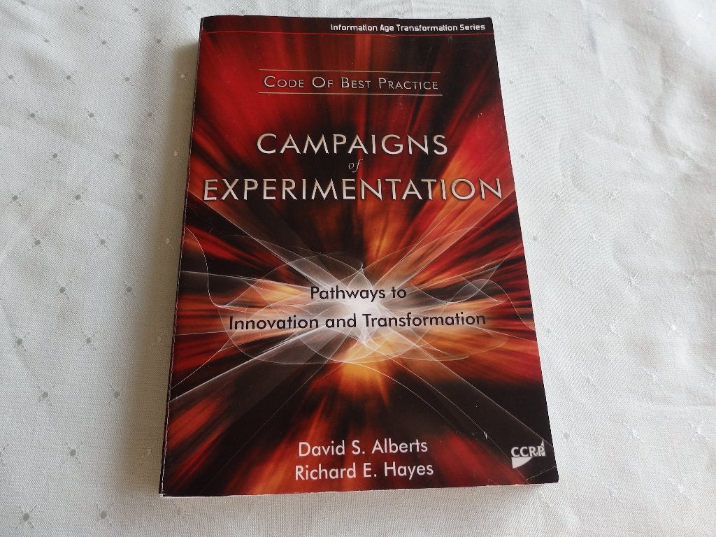 Campaigns of Experimentation Code of Best Practice, Ophalen of Verzenden, Zo goed als nieuw, David S Alberts/Richard E Hayes, Non-fictie