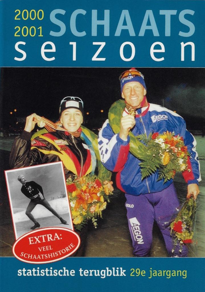 6x SCHAATSSEIZOEN 2000 t/m 2005 (KOOPJE), Boeken, Sportboeken, Verzenden, Zo goed als nieuw, Wintersport
