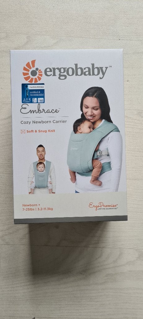 Ergobaby Embrace Draagzak - Cozy Newborn Carrier, Nieuw, Ophalen of Verzenden, Buik, Baby Björn