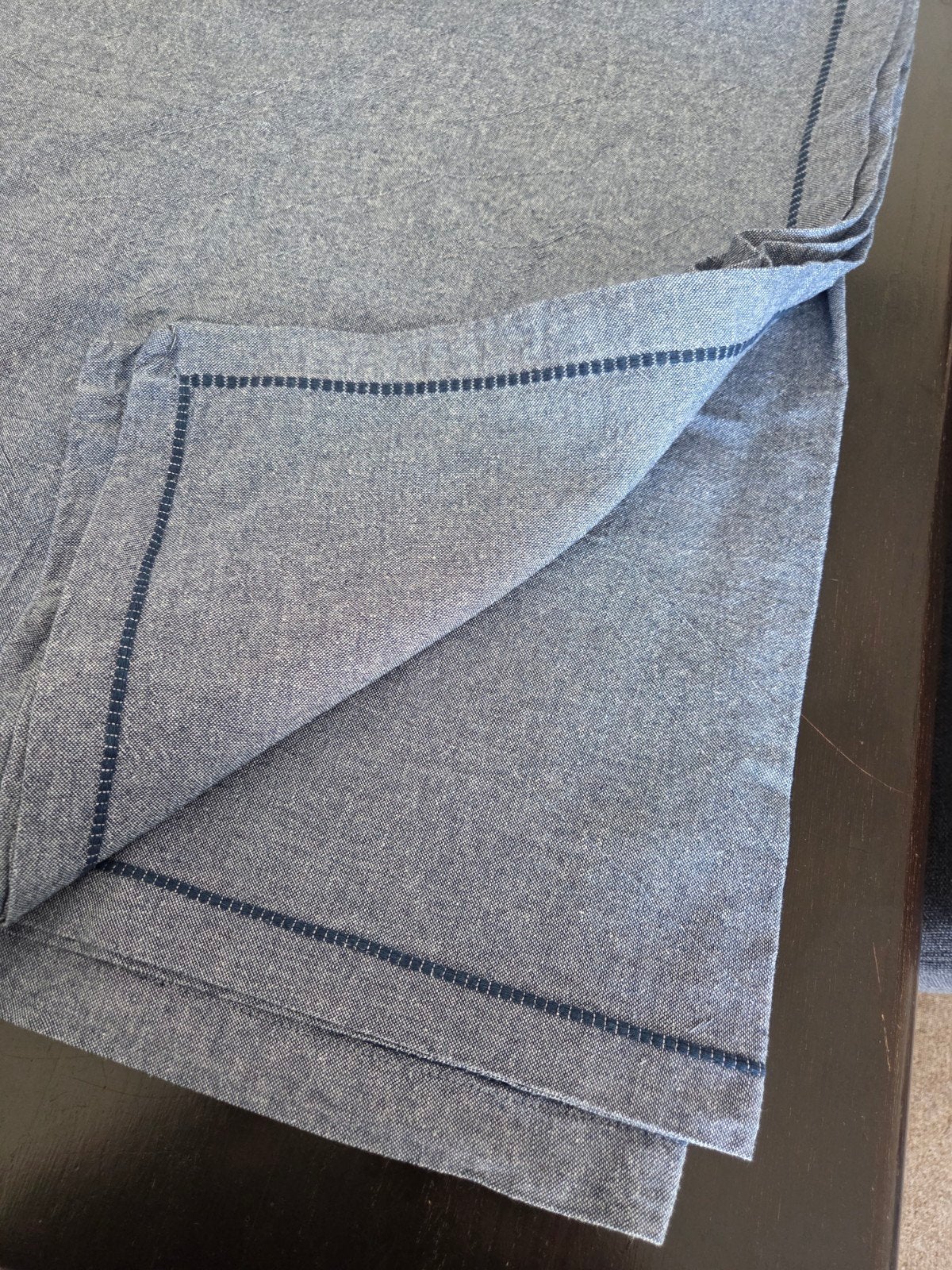 Tafelkleed 140x250 cm, Ophalen, Overige materialen, Blauw, Zo goed als nieuw
