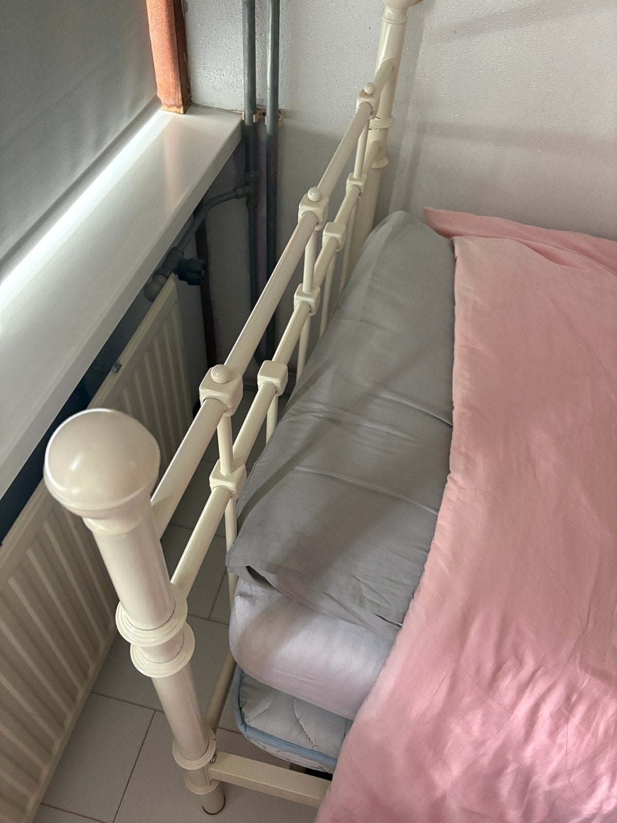 Ikea bed beige, Ophalen, Ikea stijl, 90 cm, Eenpersoons