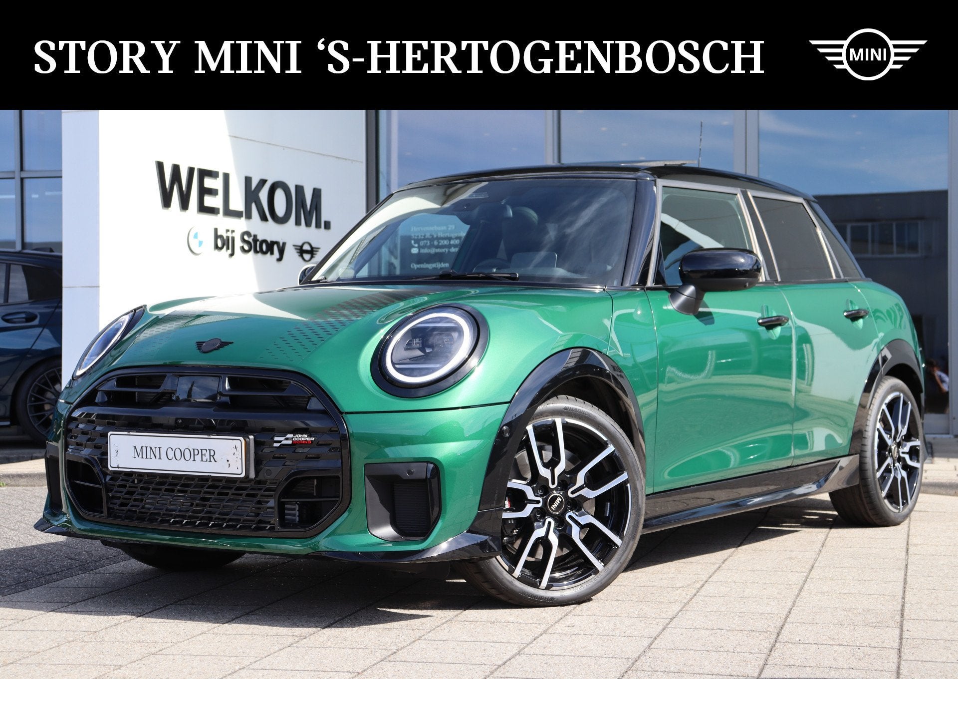 MINI Hatchback Cooper C Automaat / John Cooper Works / Pakke, Auto's, Mini, Dealer onderhouden, 156 pk, Met garantie (alle), Bedrijf
