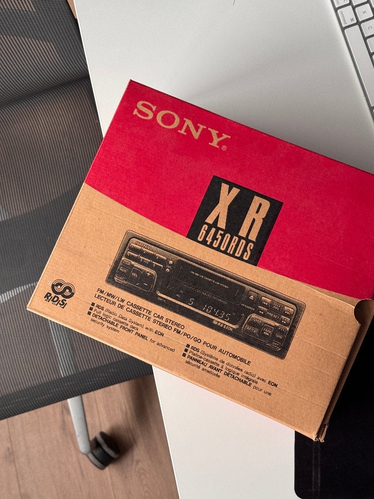 Sony XR-6450RDS autoradio (fm/am/lw casette), Auto diversen, Autoradio's, Ophalen