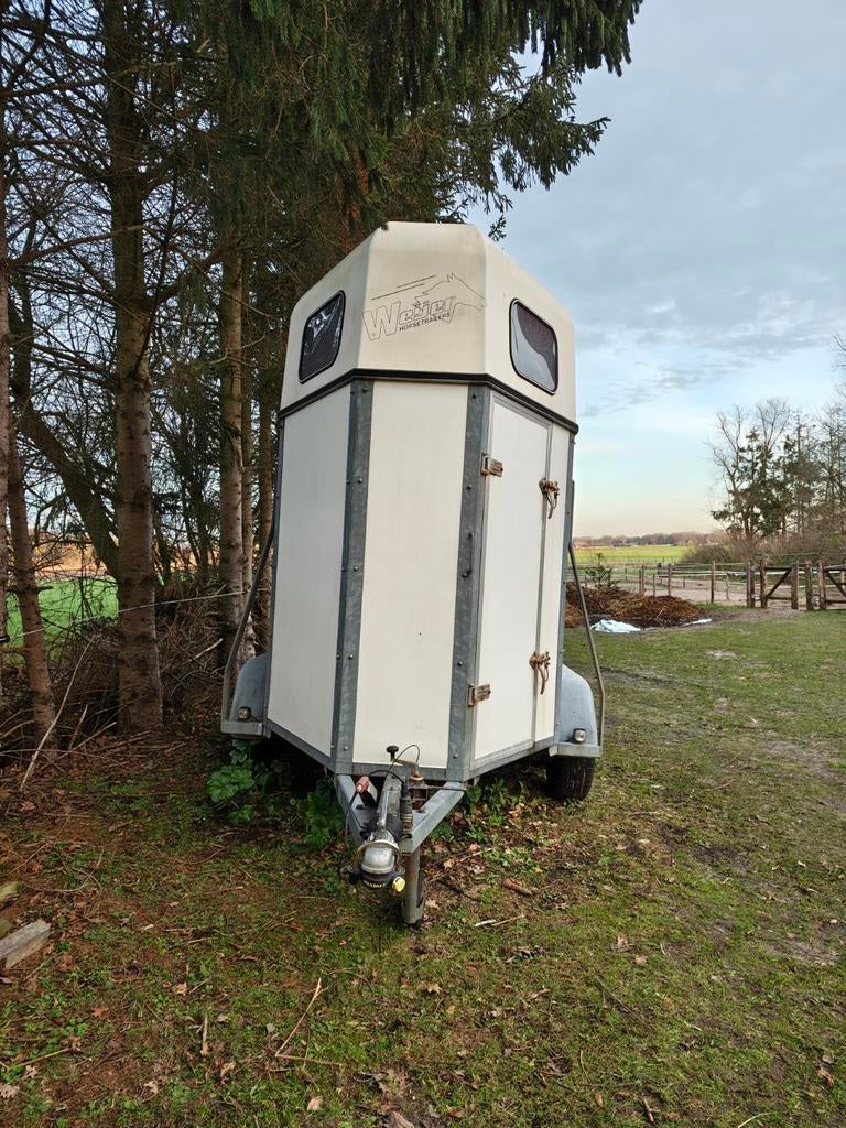 Superfijne Weijer1 3/4e paardentrailer, Ophalen of Verzenden, Gebruikt