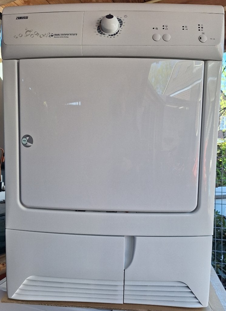Zanussi 6 kg condensdroger, Witgoed en Apparatuur, Wasdrogers, Ophalen, 6 tot 8 kg, Refurbished, Voorlader