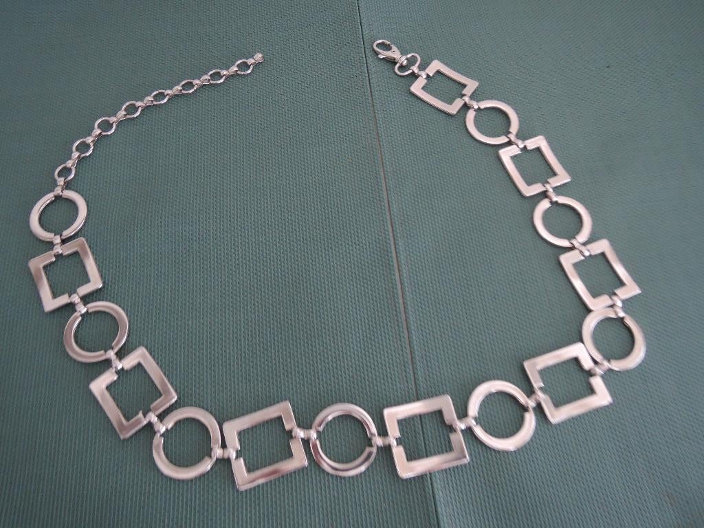 Zware chromen ceintuur, Overige kleuren, 3 tot 5 cm, 90 tot 100 cm, Ophalen of Verzenden