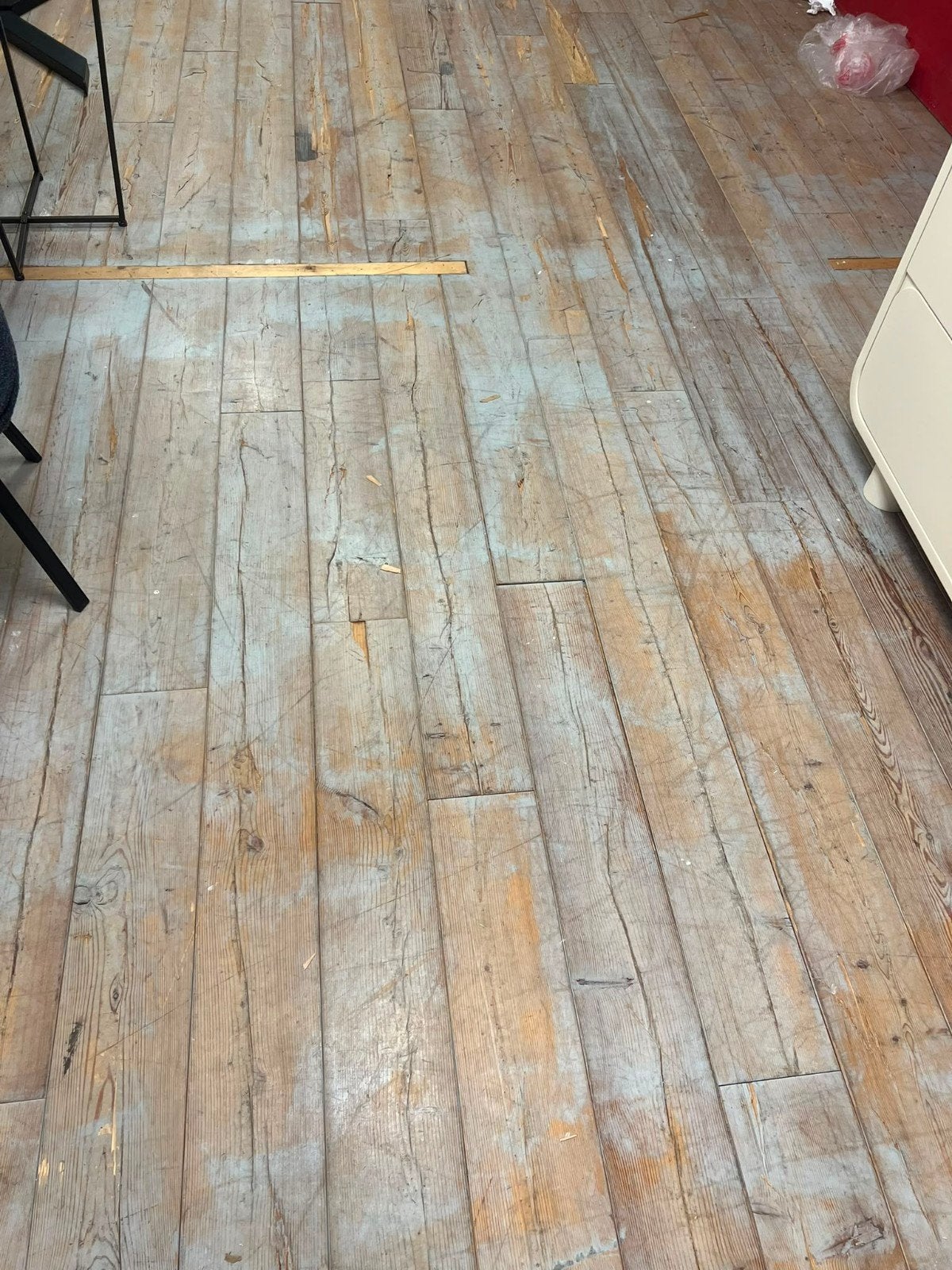 Lariks vloerdelen - 70m2 nooit geschuurd, topkwaliteit hout, Ophalen, Gebruikt, Vloerdelen of -planken, 10 m² of meer