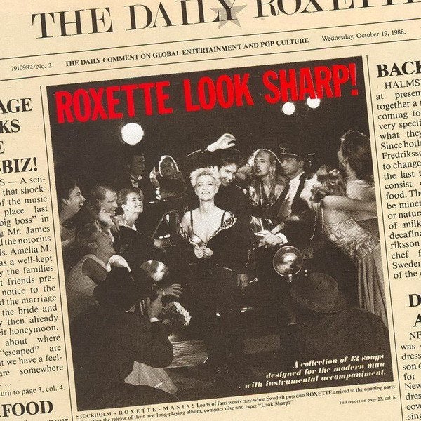 Roxette – Look Sharp CD, Verzenden, 1980 - 1989, Zo goed als nieuw